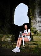 19 April 2025; Kildare captain Tara Rafferty poses for a portrait during the Leinster LGFA Minor Championship Captain's Evening at Trim Castle. Leinster LGFA Minor Captains’ gathered ahead of the 2025 Minor Championship Finals on 19th April at Trim Castle in Navan, Meath. Photo by Ben McShane/Sportsfile
