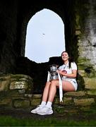 19 April 2025; Kildare captain Tara Rafferty poses for a portrait during the Leinster LGFA Minor Championship Captain's Evening at Trim Castle. Leinster LGFA Minor Captains’ gathered ahead of the 2025 Minor Championship Finals on 19th April at Trim Castle in Navan, Meath. Photo by Ben McShane/Sportsfile