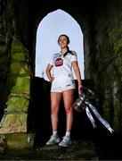 19 April 2025; Kildare captain Tara Rafferty poses for a portrait during the Leinster LGFA Minor Championship Captain's Evening at Trim Castle. Leinster LGFA Minor Captains’ gathered ahead of the 2025 Minor Championship Finals on 19th April at Trim Castle in Navan, Meath. Photo by Ben McShane/Sportsfile