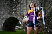 19 April 2025; Wexford captain Kaylee Doyle poses for a portrait during the Leinster LGFA Minor Championship Captain's Evening at Trim Castle. Leinster LGFA Minor Captains’ gathered ahead of the 2025 Minor Championship Finals on 19th April at Trim Castle in Navan, Meath. Photo by Ben McShane/Sportsfile