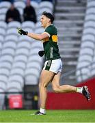 19 April 2025; David Clifford of Kerry after scoring a point during the Munster GAA Football Senior Championship semi-final match between Cork and Kerry at Supervalu Páirc Uí Chaoimh in Cork. Photo by Piaras Ó Mídheach/Sportsfile