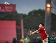 19 April 2025; Lee Barron of Munster during the United Rugby Championship match between Munster and Vodacom Bulls at Thomond Park in Limerick. Photo by David Fitzgerald/Sportsfile