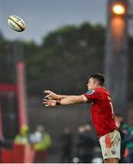 19 April 2025; Lee Barron of Munster during the United Rugby Championship match between Munster and Vodacom Bulls at Thomond Park in Limerick. Photo by David Fitzgerald/Sportsfile