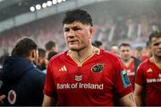 19 April 2025; Jack O'Donoghue of Munster after the United Rugby Championship match between Munster and Vodacom Bulls at Thomond Park in Limerick. Photo by David Fitzgerald/Sportsfile