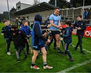 19 April 2025; John Hetherton of Dublin signs autographs after the Leinster GAA Hurling Senior Championship Round 1 match between Dublin and Offaly at Parnell Park in Dublin. Photo by Ray McManus/Sportsfile