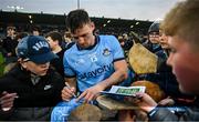 19 April 2025; Sean Currie of Dublin signs autographs after the Leinster GAA Hurling Senior Championship Round 1 match between Dublin and Offaly at Parnell Park in Dublin. Photo by Ray McManus/Sportsfile