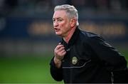19 April 2025; Offaly manager Johnny Kelly late in the Leinster GAA Hurling Senior Championship Round 1 match between Dublin and Offaly at Parnell Park in Dublin. Photo by Ray McManus/Sportsfile