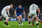 19 April 2025; Jack Boyle of Leinster during the United Rugby Championship match between Leinster and Ulster at the Aviva Stadium in Dublin. Photo by Brendan Moran/Sportsfile