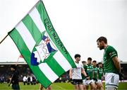 19 April 2025; Fermanagh captain Declan McCusker before the Ulster GAA Football Senior Championship quarter-final match between Fermanagh and Down at Brewster Park in Enniskillen, Fermanagh. Photo by Ramsey Cardy/Sportsfile