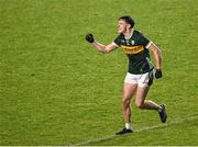 19 April 2025; David Clifford of Kerry celebrates scoring a point during the Munster GAA Football Senior Championship semi-final match between Cork and Kerry at Supervalu Páirc Uí Chaoimh in Cork. Photo by Piaras Ó Mídheach/Sportsfile