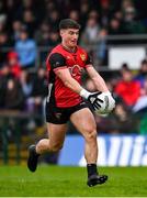 19 April 2025; Daniel Guinness of Down during the Ulster GAA Football Senior Championship quarter-final match between Fermanagh and Down at Brewster Park in Enniskillen, Fermanagh. Photo by Ramsey Cardy/Sportsfile