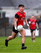19 April 2025; Daniel Guinness of Down during the Ulster GAA Football Senior Championship quarter-final match between Fermanagh and Down at Brewster Park in Enniskillen, Fermanagh. Photo by Ramsey Cardy/Sportsfile