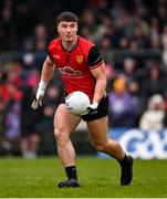 19 April 2025; Daniel Guinness of Down during the Ulster GAA Football Senior Championship quarter-final match between Fermanagh and Down at Brewster Park in Enniskillen, Fermanagh. Photo by Ramsey Cardy/Sportsfile