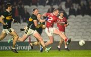 19 April 2025; Conor Cahalane of Cork shoots wide from a goal chance in the second half of extra-time during the Munster GAA Football Senior Championship semi-final match between Cork and Kerry at Supervalu Páirc Uí Chaoimh in Cork. Photo by Piaras Ó Mídheach/Sportsfile