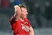 19 April 2025; Conor Cahalane of Cork after his side's defeat in the Munster GAA Football Senior Championship semi-final match between Cork and Kerry at Supervalu Páirc Uí Chaoimh in Cork. Photo by Piaras Ó Mídheach/Sportsfile
