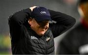 19 April 2025; Cork manager John Cleary after his side's defeat in the Munster GAA Football Senior Championship semi-final match between Cork and Kerry at Supervalu Páirc Uí Chaoimh in Cork. Photo by Piaras Ó Mídheach/Sportsfile