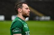 19 April 2025; Declan McCusker of Fermanagh after his side's defeat in the Ulster GAA Football Senior Championship quarter-final match between Fermanagh and Down at Brewster Park in Enniskillen, Fermanagh. Photo by Ramsey Cardy/Sportsfile