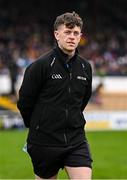 19 April 2025; Sideline official Shane Scanlon before the Leinster GAA Hurling Senior Championship Round 1 match between Kilkenny and Galway at UPMC Nowlan Park in Kilkenny. Photo by Seb Daly/Sportsfile