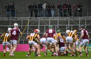 19 April 2025; Spectators during the Leinster GAA Hurling Senior Championship Round 1 match between Kilkenny and Galway at UPMC Nowlan Park in Kilkenny. Photo by Seb Daly/Sportsfile