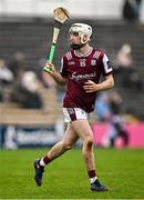 19 April 2025; Declan McLoughlin of Galway during the Leinster GAA Hurling Senior Championship Round 1 match between Kilkenny and Galway at UPMC Nowlan Park in Kilkenny. Photo by Seb Daly/Sportsfile