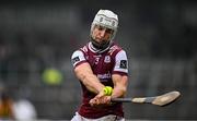 19 April 2025; Fintan Burke of Galway during the Leinster GAA Hurling Senior Championship Round 1 match between Kilkenny and Galway at UPMC Nowlan Park in Kilkenny. Photo by Seb Daly/Sportsfile