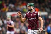 19 April 2025; Fintan Burke of Galway during the Leinster GAA Hurling Senior Championship Round 1 match between Kilkenny and Galway at UPMC Nowlan Park in Kilkenny. Photo by Seb Daly/Sportsfile