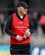 20 April 2025; Cork manager Ger Manley before the Munster Senior Camogie Championship semi-final match between Clare and Cork at Zimmer Biomet Páirc Chíosóg in Ennis, Clare. Photo by Brendan Moran/Sportsfile