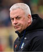 20 April 2025; Monaghan manager Gabriel Bannigan during the Ulster GAA Football Senior Championship quarter-final match between Monaghan and Donegal at St Tiernach's Park in Clones, Monaghan. Photo by Ramsey Cardy/Sportsfile