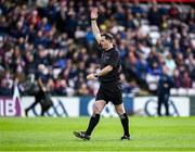 20 April 2025; Referee Seán Hurson during the Connacht GAA Football Senior Championship semi-final match between Galway and Roscommon at Pearse Stadium in Galway. Photo by Piaras Ó Mídheach/Sportsfile