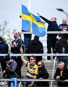 20 April 2025; Roscommon supporter Paddy Joe Burke before the Connacht GAA Football Senior Championship semi-final match between Galway and Roscommon at Pearse Stadium in Galway. Photo by Piaras Ó Mídheach/Sportsfile