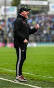 20 April 2025; Tipperary manager Liam Cahill celebrates during the Munster GAA Hurling Senior Championship Round 1 match between Tipperary and Limerick at FBD Semple Stadium in Thurles, Tipperary. Photo by Seb Daly/Sportsfile