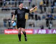 20 April 2025; Referee Seán Hurson during the Connacht GAA Football Senior Championship semi-final match between Galway and Roscommon at Pearse Stadium in Galway. Photo by Piaras Ó Mídheach/Sportsfile