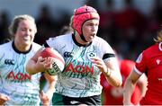 20 April 2025; Dorothy Wall of Ireland during the Women's Six Nations Rugby Championship match between Wales and Ireland at Rodney Parade in Newport, Wales. Photo by Kian Abdullah/Sportsfile