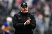 20 April 2025; Tipperary manager Liam Cahill during the Munster GAA Hurling Senior Championship Round 1 match between Tipperary and Limerick at FBD Semple Stadium in Thurles, Tipperary. Photo by Seb Daly/Sportsfile