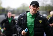 20 April 2025; Hugh McFadden of Donegal arrives before the Ulster GAA Football Senior Championship quarter-final match between Monaghan and Donegal at St Tiernach's Park in Clones, Monaghan. Photo by Ramsey Cardy/Sportsfile
