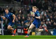 19 April 2025; Jamie Osborne of Leinster during the United Rugby Championship match between Leinster and Ulster at the Aviva Stadium in Dublin. Photo by Sam Barnes/Sportsfile