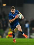19 April 2025; Garry Ringrose of Leinster during the United Rugby Championship match between Leinster and Ulster at the Aviva Stadium in Dublin. Photo by Sam Barnes/Sportsfile