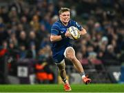 19 April 2025; Fintan Gunne of Leinster during the United Rugby Championship match between Leinster and Ulster at the Aviva Stadium in Dublin. Photo by Sam Barnes/Sportsfile