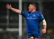 19 April 2025; Tadhg Furlong of Leinster during the United Rugby Championship match between Leinster and Ulster at the Aviva Stadium in Dublin. Photo by Sam Barnes/Sportsfile