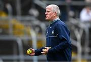 20 April 2025; Limerick manager John Kiely before the Munster GAA Hurling Senior Championship Round 1 match between Tipperary and Limerick at FBD Semple Stadium in Thurles, Tipperary. Photo by Seb Daly/Sportsfile