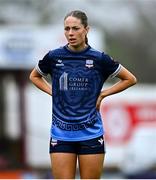 19 April 2025; Kate Thompson of Galway United during the SSE Airtricity Women's Premier Division match between Sligo Rovers and Galway United at The Showgrounds in Sligo. Photo by Tyler Miller/Sportsfile
