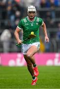 20 April 2025; Kyle Hayes of Limerick during the Munster GAA Hurling Senior Championship Round 1 match between Tipperary and Limerick at FBD Semple Stadium in Thurles, Tipperary. Photo by Seb Daly/Sportsfile