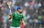 20 April 2025; Shane O’Brien of Limerick during the Munster GAA Hurling Senior Championship Round 1 match between Tipperary and Limerick at FBD Semple Stadium in Thurles, Tipperary. Photo by Seb Daly/Sportsfile