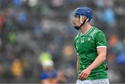 20 April 2025; Shane O’Brien of Limerick during the Munster GAA Hurling Senior Championship Round 1 match between Tipperary and Limerick at FBD Semple Stadium in Thurles, Tipperary. Photo by Seb Daly/Sportsfile