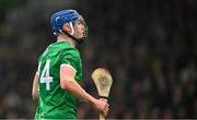 20 April 2025; Shane O’Brien of Limerick during the Munster GAA Hurling Senior Championship Round 1 match between Tipperary and Limerick at FBD Semple Stadium in Thurles, Tipperary. Photo by Seb Daly/Sportsfile