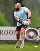 19 April 2025; Dewald Barnard during a Leinster Rugby Juniors squad training session at Gorey RFC in Gorey, Wexford. Photo by Brendan Moran/Sportsfile