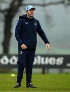 19 April 2025; Assistant coach Eoin Stanley during a Leinster Rugby Juniors squad training session at Gorey RFC in Gorey, Wexford. Photo by Brendan Moran/Sportsfile