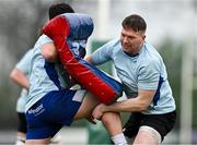 19 April 2025; Walter Walsh during a Leinster Rugby Juniors squad training session at Gorey RFC in Gorey, Wexford. Photo by Brendan Moran/Sportsfile