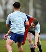 19 April 2025; Walter Walsh during a Leinster Rugby Juniors squad training session at Gorey RFC in Gorey, Wexford. Photo by Brendan Moran/Sportsfile