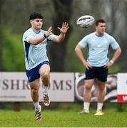 19 April 2025; Hugh Duignan during a Leinster Rugby Juniors squad training session at Gorey RFC in Gorey, Wexford. Photo by Brendan Moran/Sportsfile